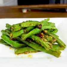 Ginger garlic sauteed green beans