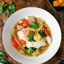 Tofu vegetable soup