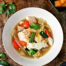 Tofu vegetable soup