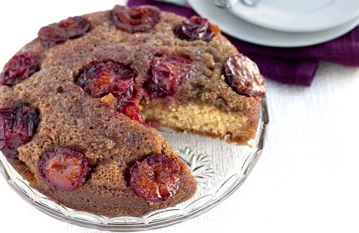 Plum Upside Down Cake