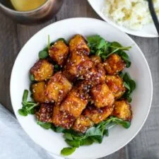 Spicy Honey Sesame Tofu