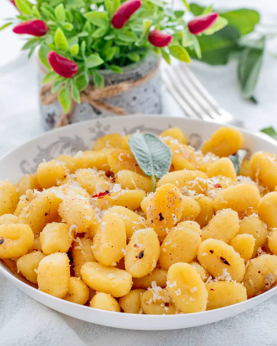 Garlic Parmesan Butter Gnocchi