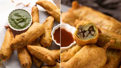 Mirchi Bajji - 2 Ways