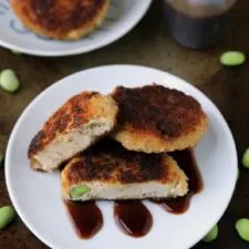 Tofu Edamame Patties