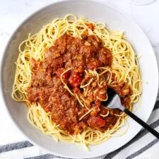 Vegan Spaghetti Bolognese
