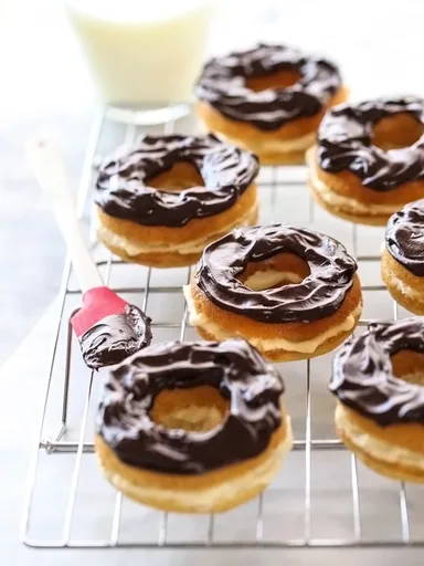 Boston Cream Doughnuts