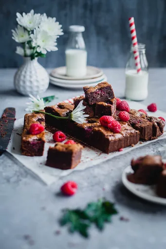 Raspberry Brownies