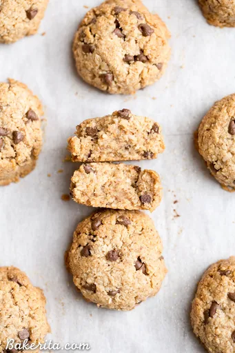Chocolate Chip Macaroons (Gluten Free + Vegan)