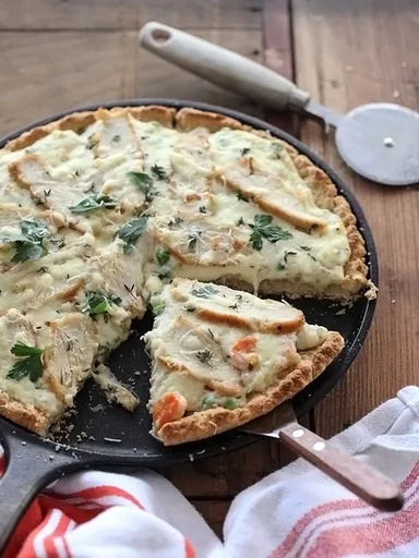 Chicken Pot Pie Pizza