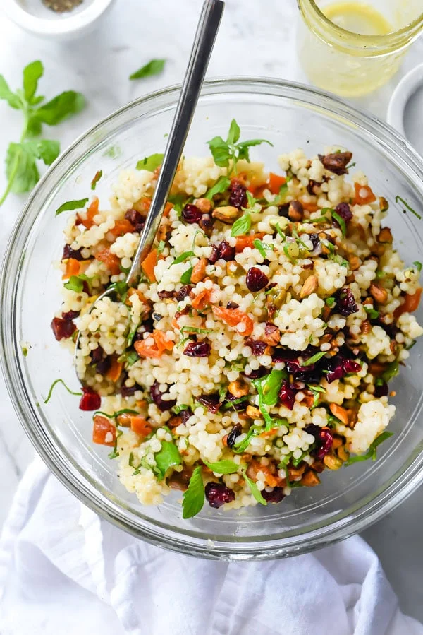 CousCous with Pistachios, Apricots and Cranberries