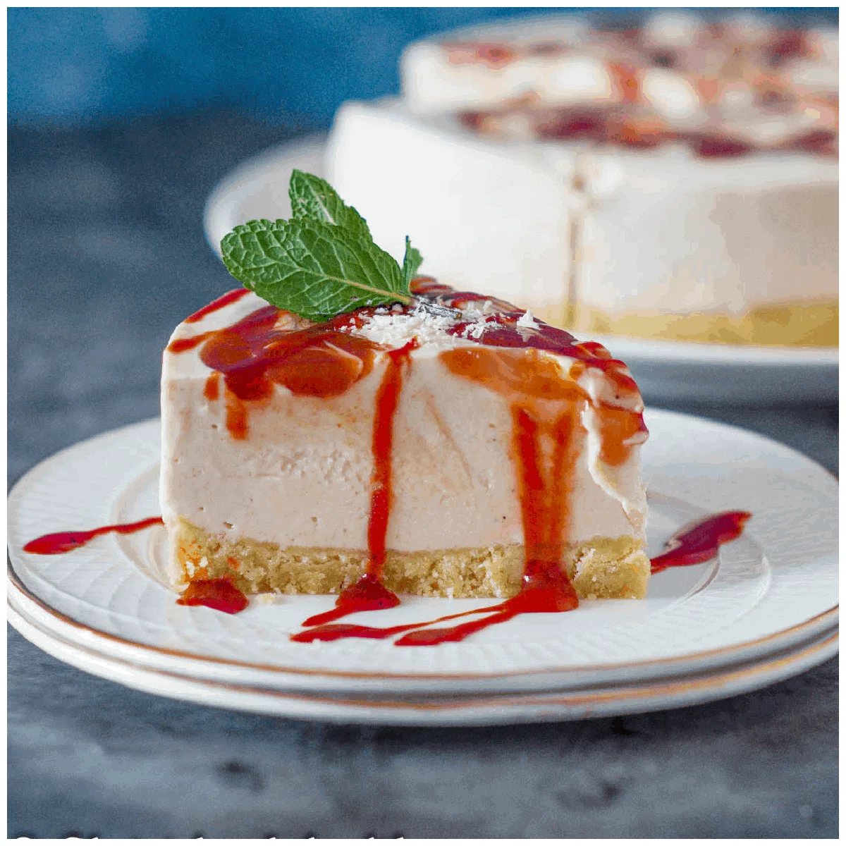 Guava Cheesecake (Vegan)
