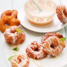 Honey-glazed Vanilla Crullers