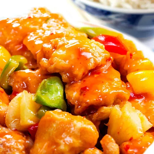 Sweet Sour Chicken with Pineapples