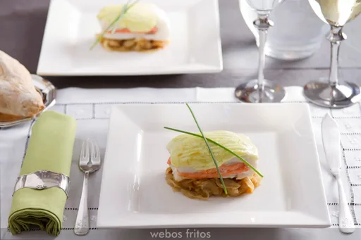 Receta de la merluza rellena de salmón