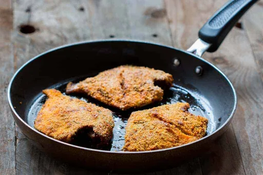 Rava Pomfret Fish Fry (Mangalorean Style)