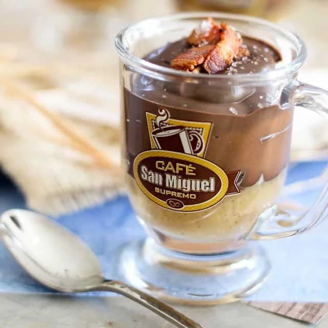 Chocolate Bacon and Salted Caramel Pots-de-Crème