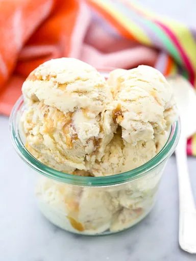 Hazelnut and Salted Caramel Ice Cream