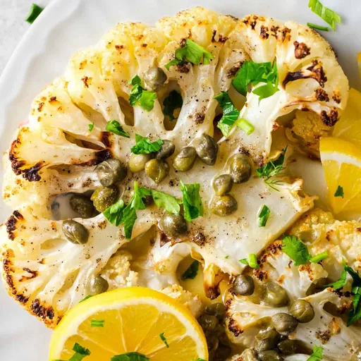 Coliflor piccata