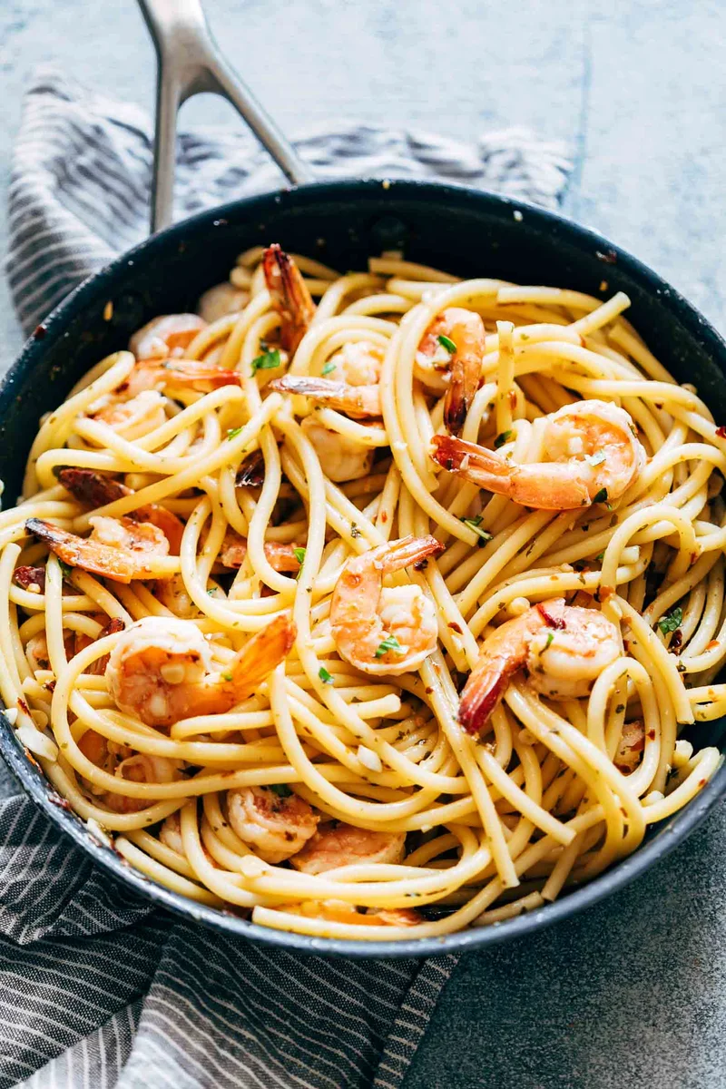 Shrimp Spaghetti Aglio Olio
