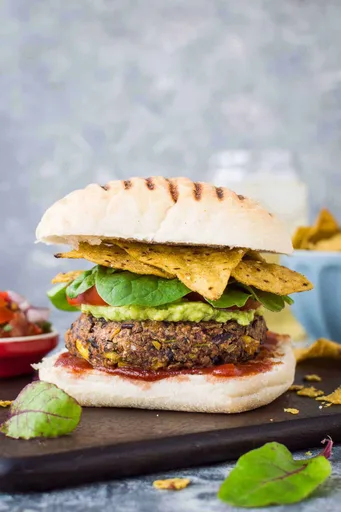 Vegan Mexican Bean Burgers
