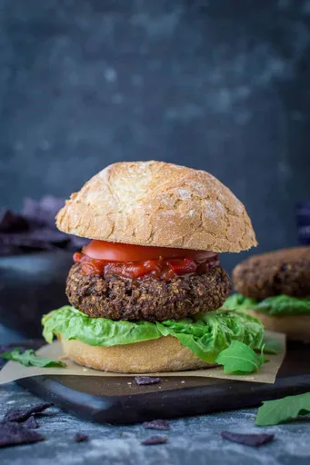 Hamburguesas de Champiñones y Lentejas (Veganas)