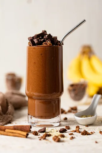 Batido de chocolate y espresso