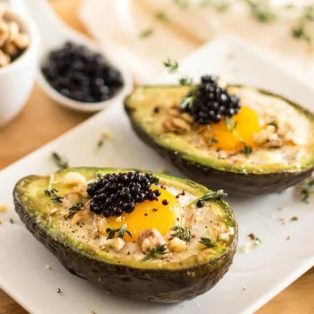 Eggs in Avocado Boat