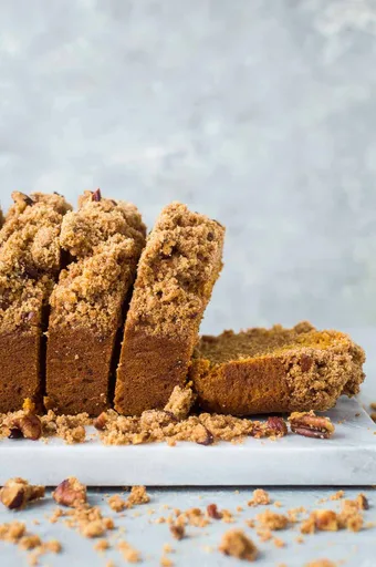 Sweet Potato Bread With Pecan Streusel (Vegan)