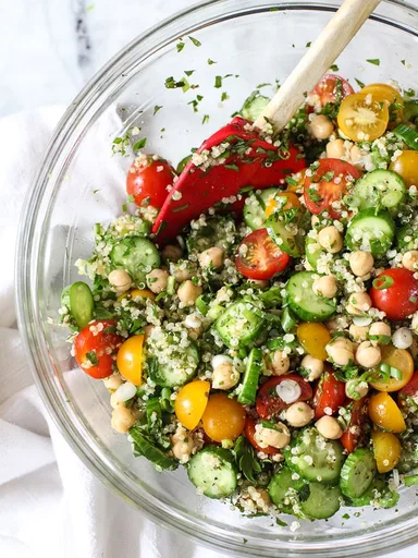 Quinoa Tabbouleh with Chickpeas Recipe