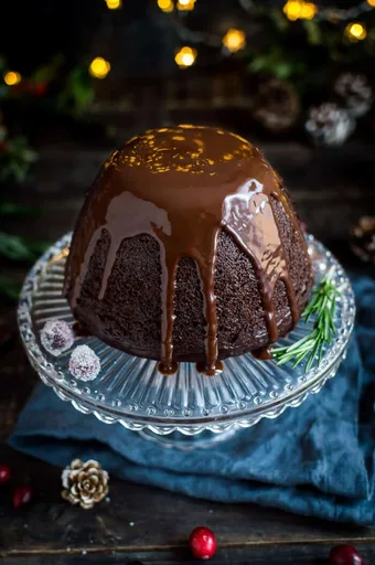 Vegan Steamed Chocolate Pudding