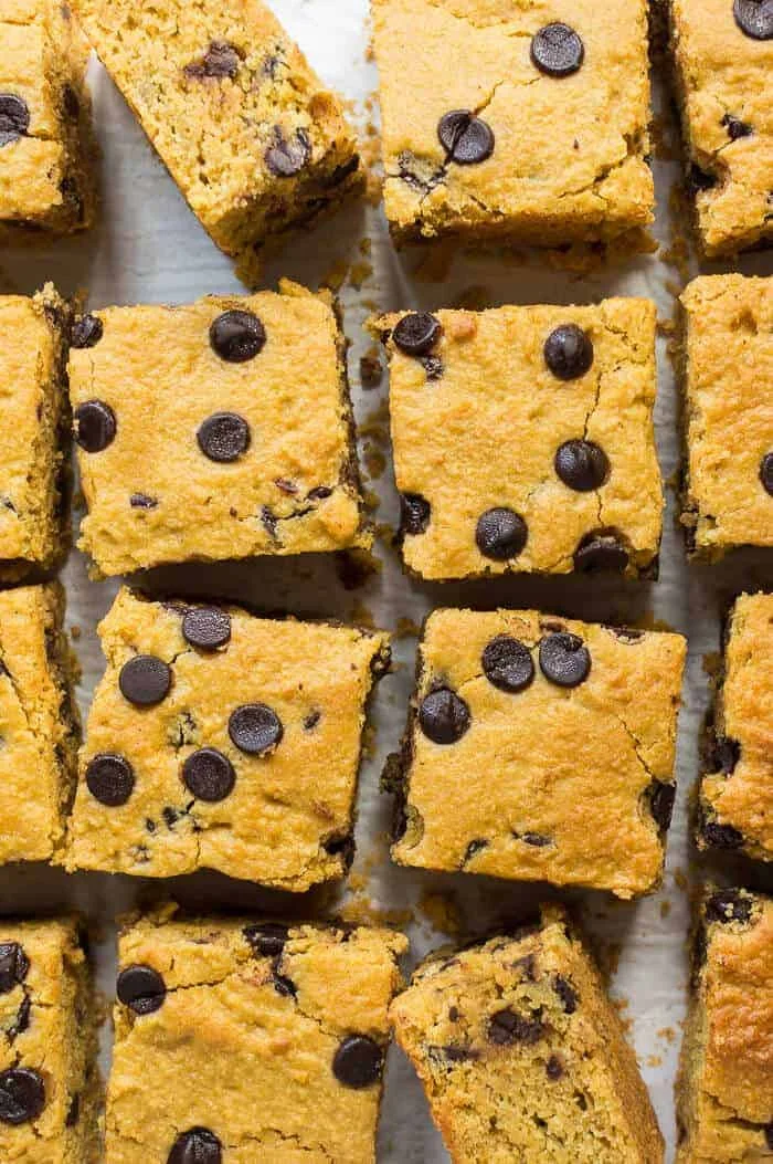 Gâteau à la patate douce et aux pépites de chocolat (vegan, sans gluten, pauvre en FODMAP)