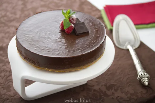Tarta de chocolate sin horno