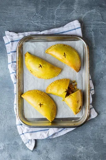 Jamaican Vegetable Patties (Vegan)