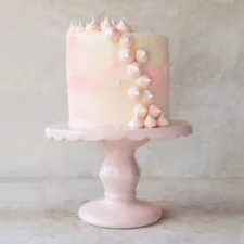 Vanilla Sponge With Rose Buttercream
