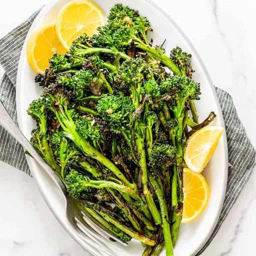 Broccolini a la parrilla