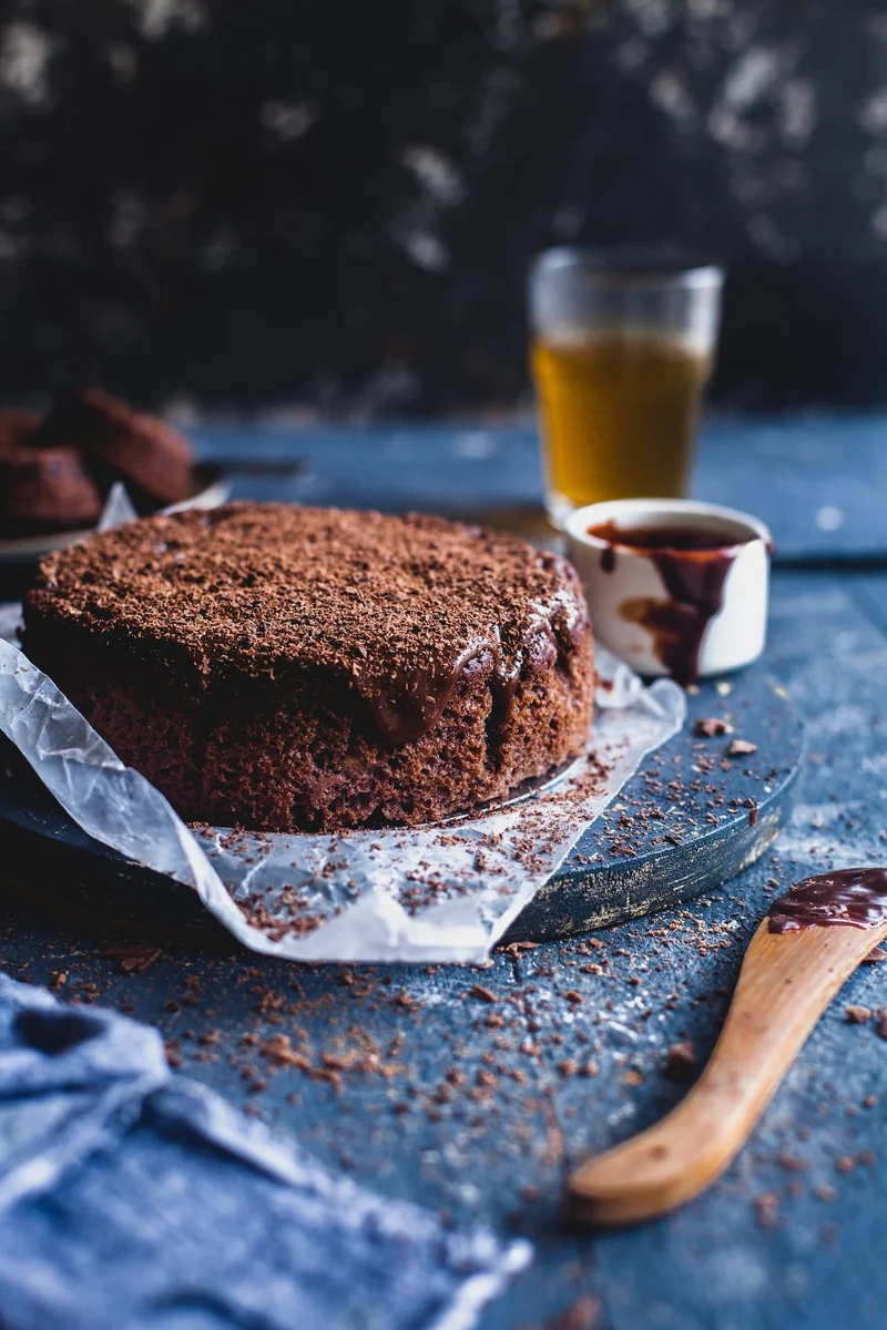 Yogurt Banana Chocolate Cake