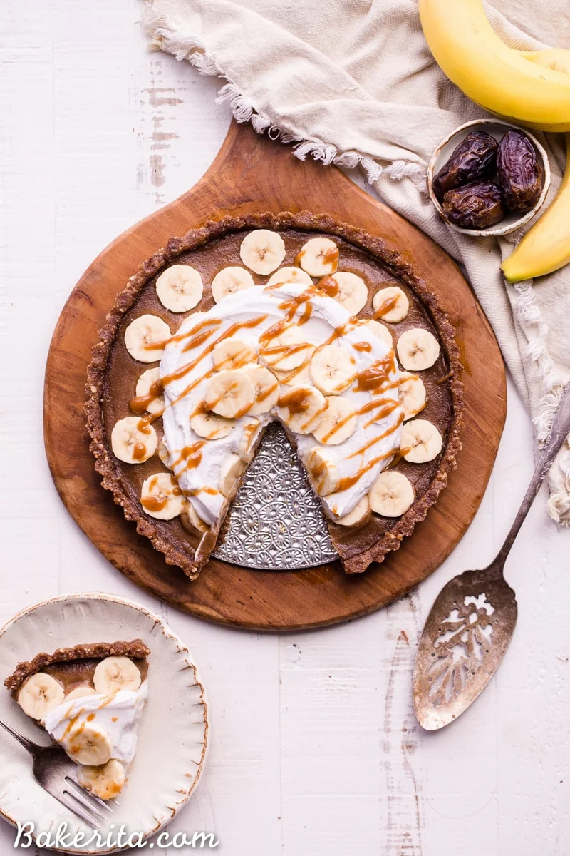 No-Bake Banana Caramel Tart