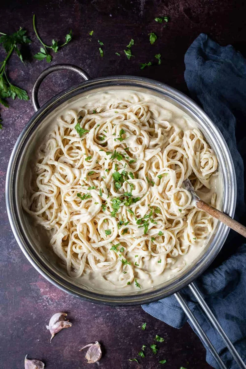 Vegan Cauliflower Alfredo