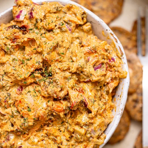 Creamy Herb Roasted Salmon Dip