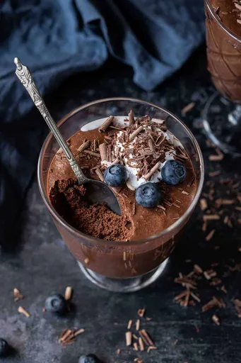 Mousse de Chocolate Vegano