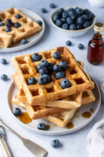 Gofres veganos