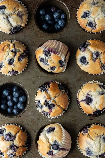 Vegan Blueberry Muffins
