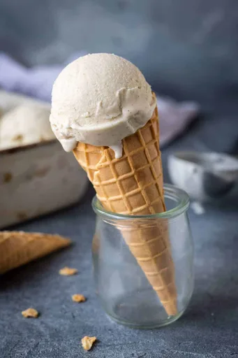 Helado Vegano de Vainilla