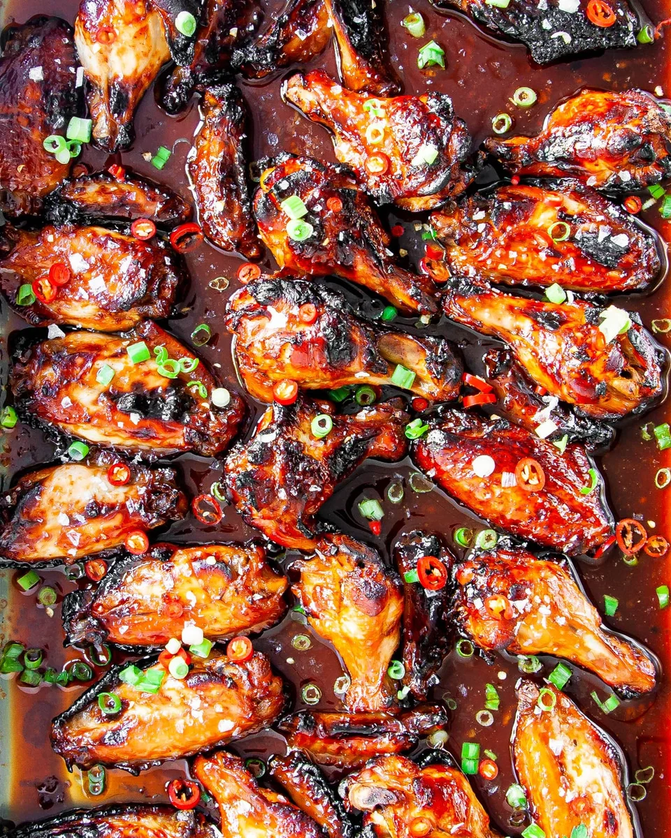 Sticky Honey Soy Chicken Wings