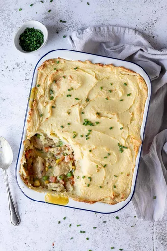 Vegan Chicken Potato Pie