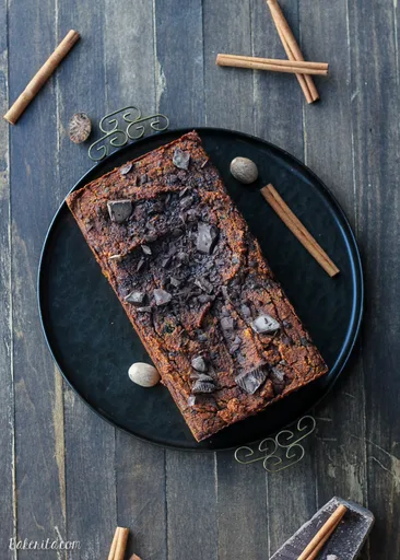 Paleo Chocolate Chip Pumpkin Bread