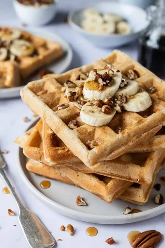 Vegan Banana Waffles