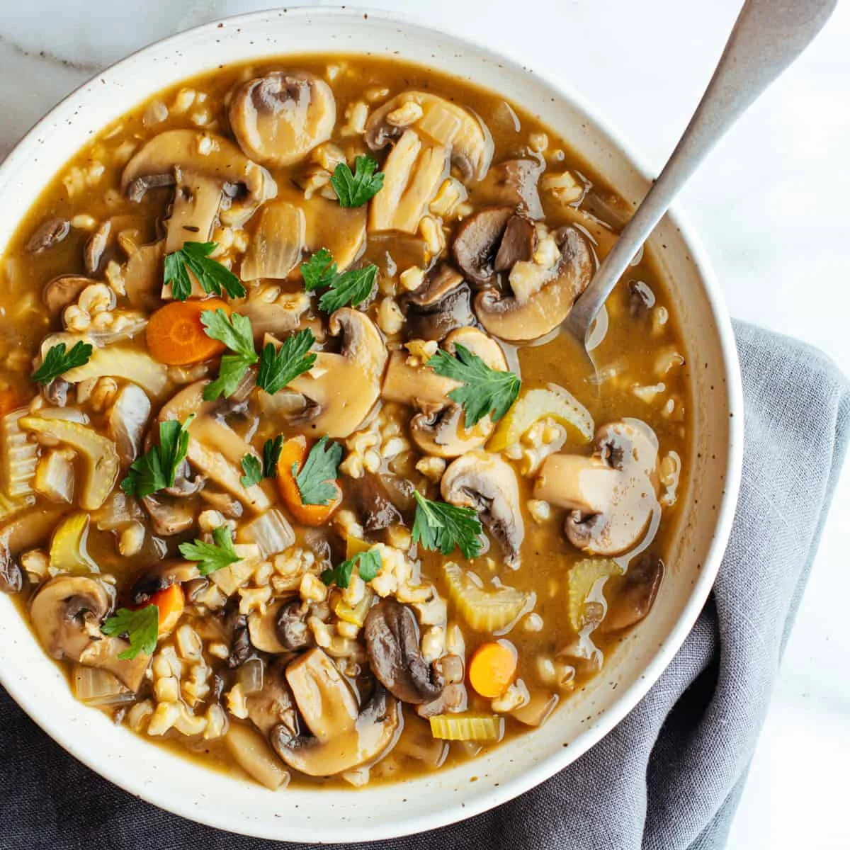 Mushroom Barley Soup