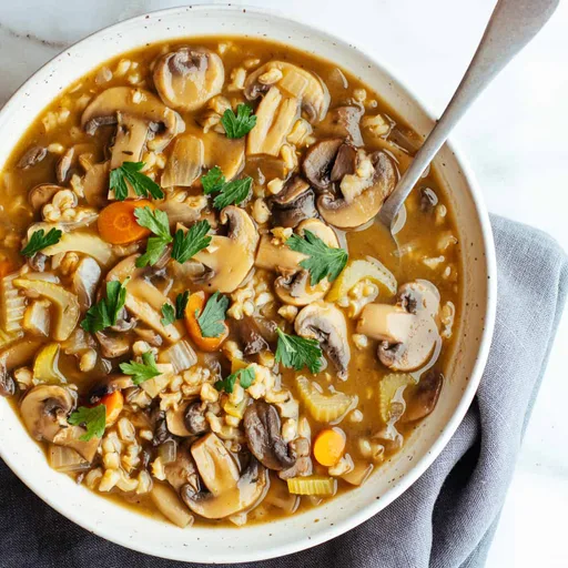 Mushroom Barley Soup