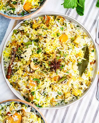 Biryani de verduras